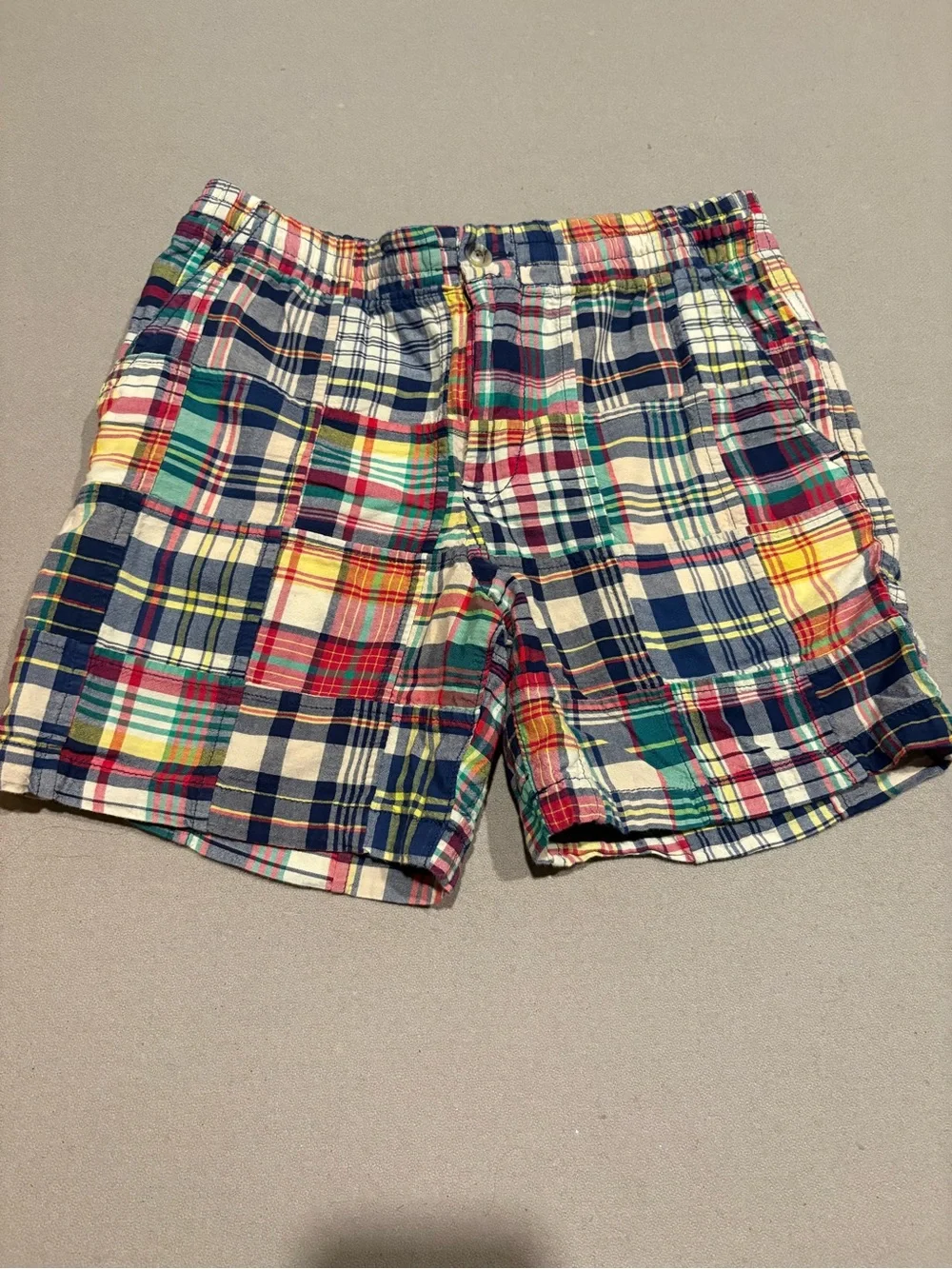 Polo by Ralph Lauren Multicolor Patchwork Plaid Kids Shorts